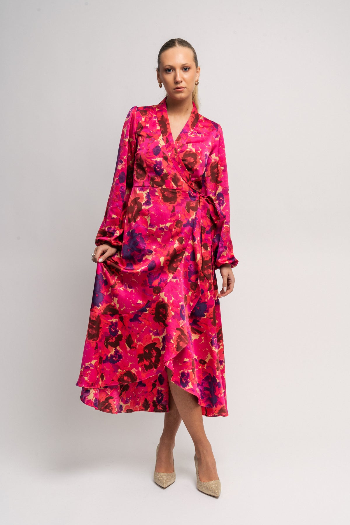 Lara Dress -  Pink Garden