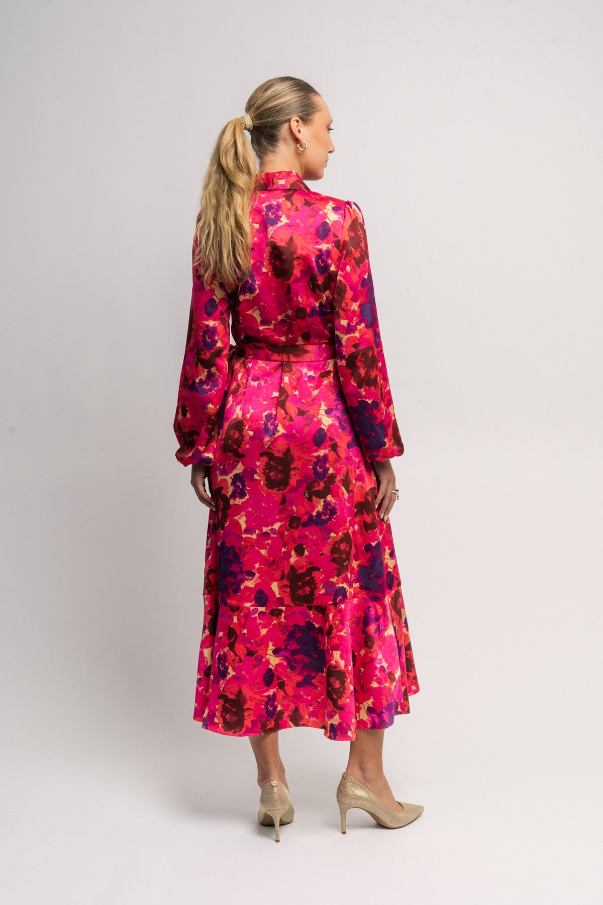 Lara Dress -  Pink Garden
