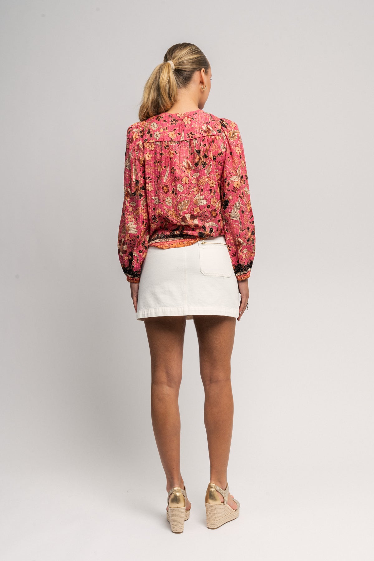 Andi Blouse - Hollyhock