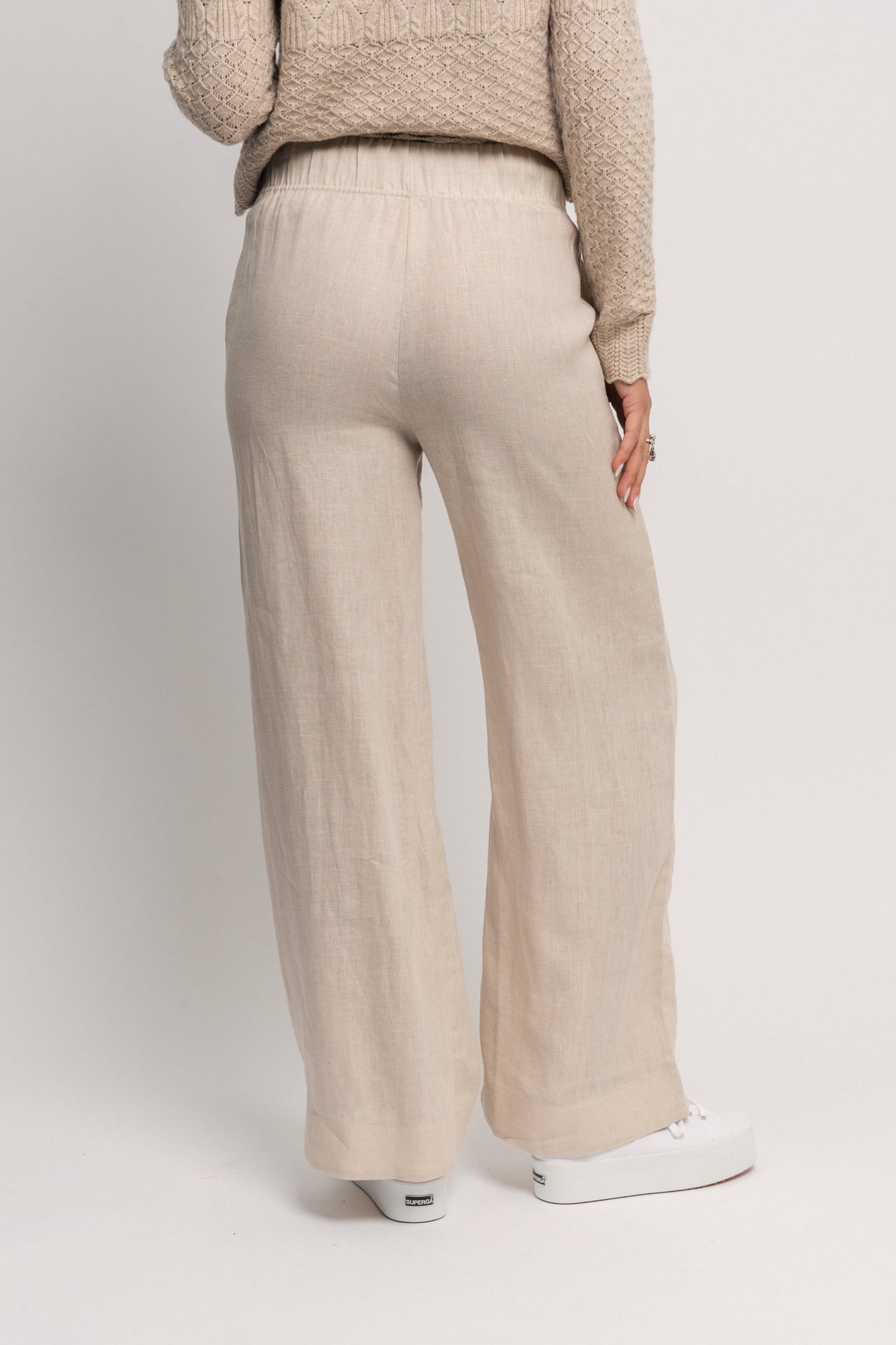 Immi Linen Pants - Beige