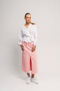 VikaCC Dye Slit Skirt - Bubblegum