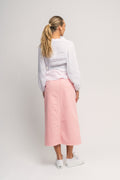 VikaCC Dye Slit Skirt - Bubblegum