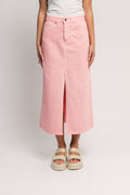 VikaCC Dye Slit Skirt - Bubblegum