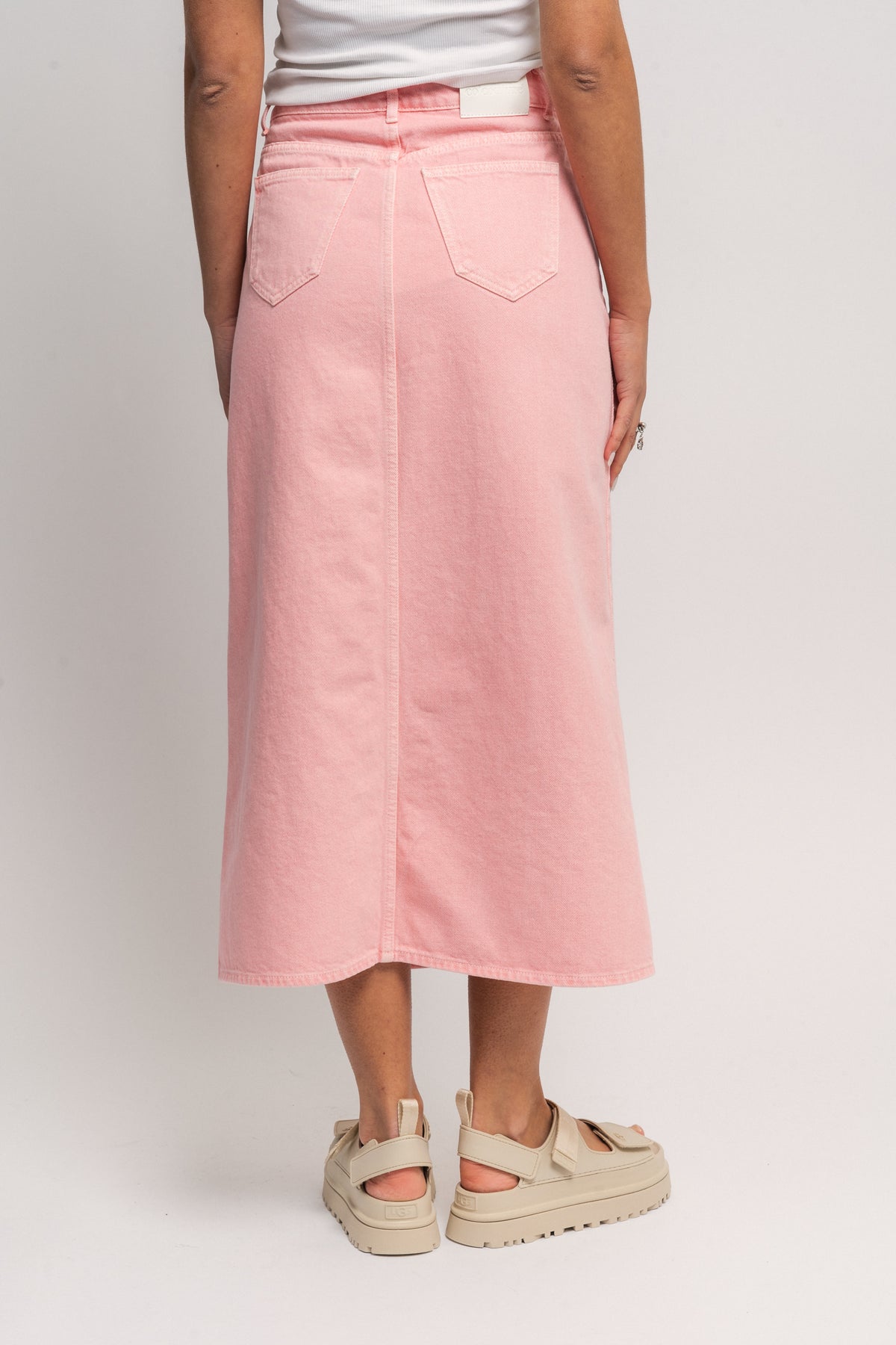 VikaCC Dye Slit Skirt - Bubblegum
