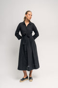 Marja Linen Dress - Black