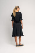 Janna Linen Top - Svart
