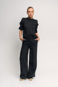 Immi Linen Pants - Black