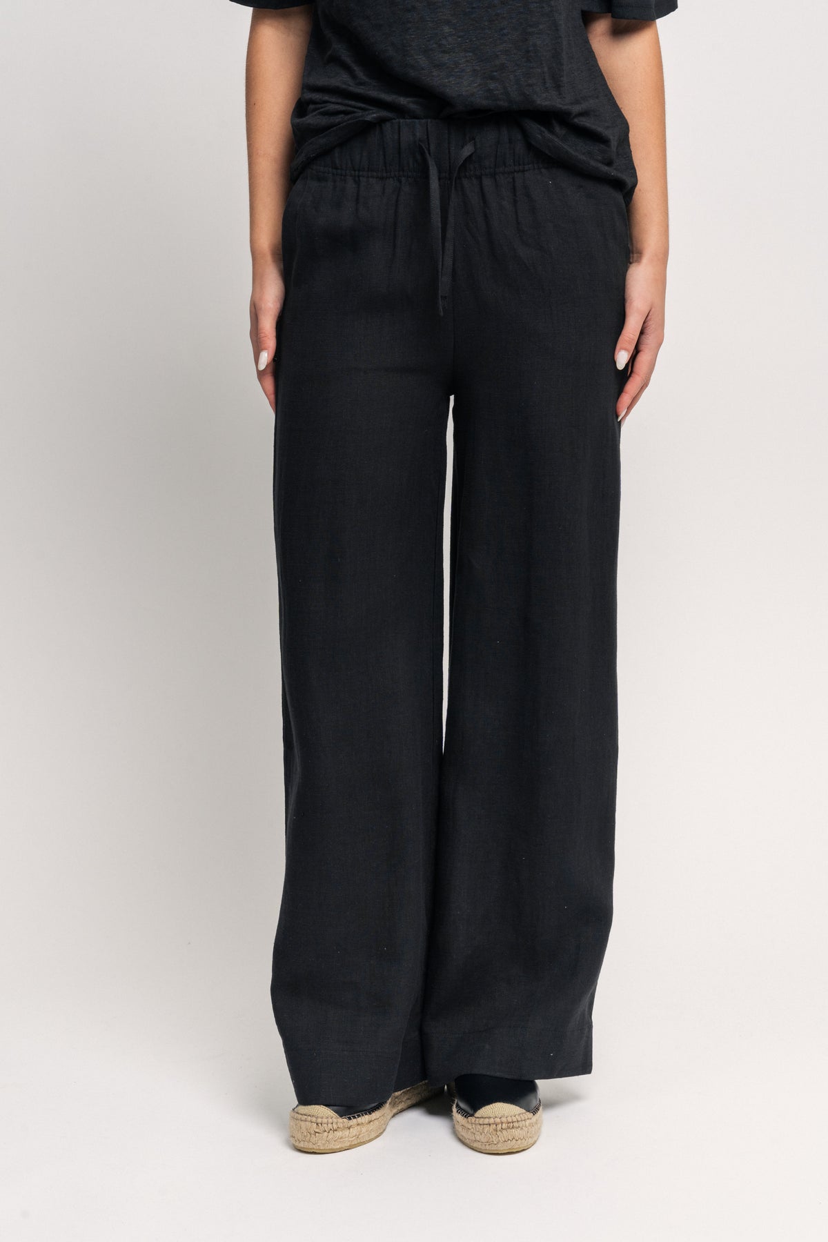 Immi Linen Pants - Black