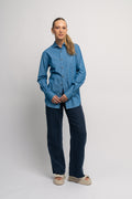 Denim Boyfriend Shirt - Light Blue Denim