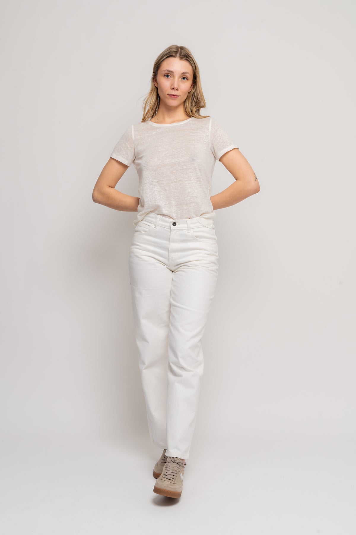 Seasonal Denim Pant - White