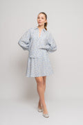 Laurelle Ladonna Shirt Aop - Chamb Blue Flw