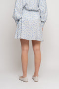 Laurelle Ladonna Skirt Aop - Chamb Blue Flw