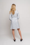 Laurelle Ladonna Dress Aop - Chamb Blue Flw