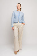 Eliza Nenaya Cardigan Stp - Azurine/V Ice