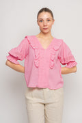Caressa Top - Sachet Pink