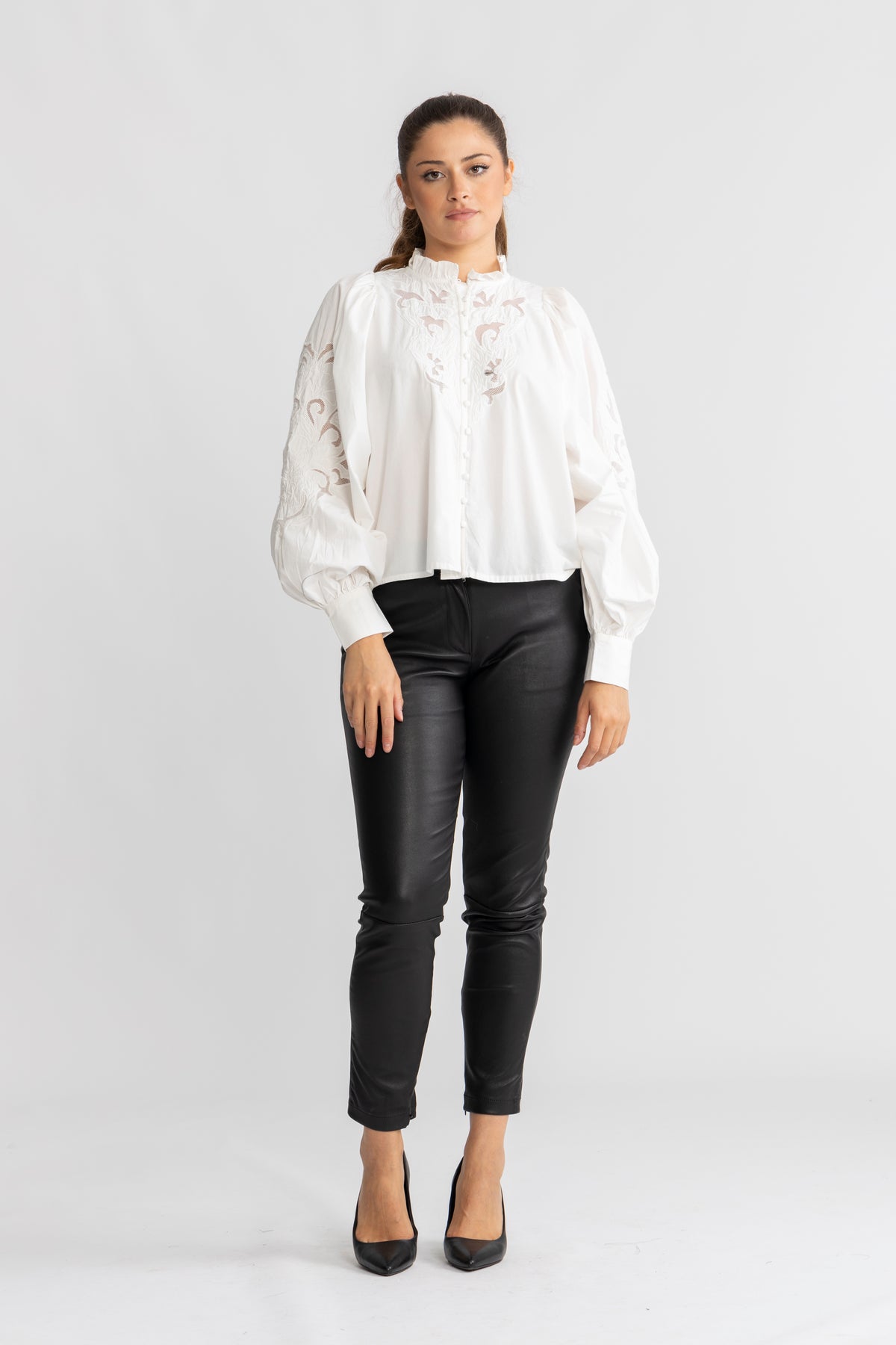 Yaszimla Ls Shirt - Star White