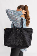 Lg Packable Tote - Black
