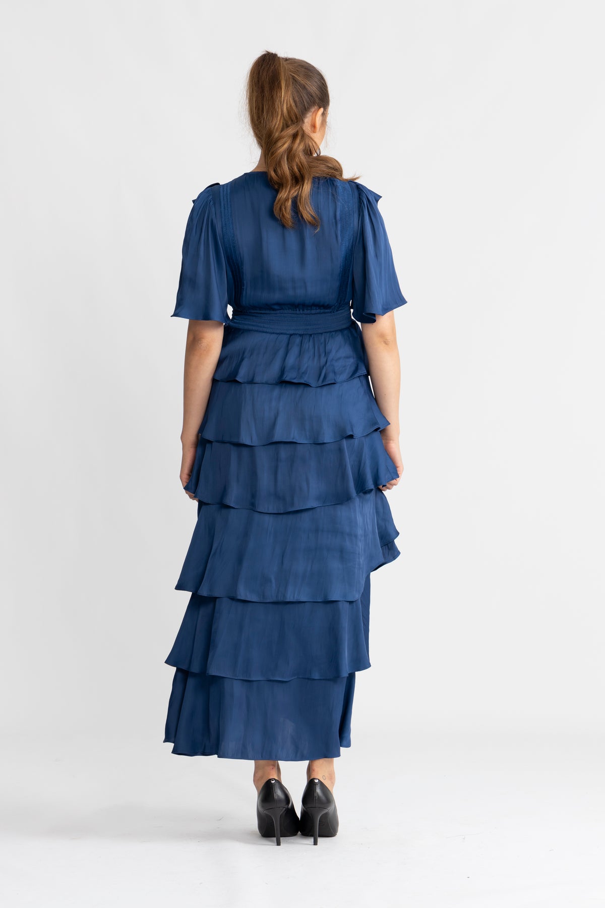 Ainsley Dress Solid - Indigo