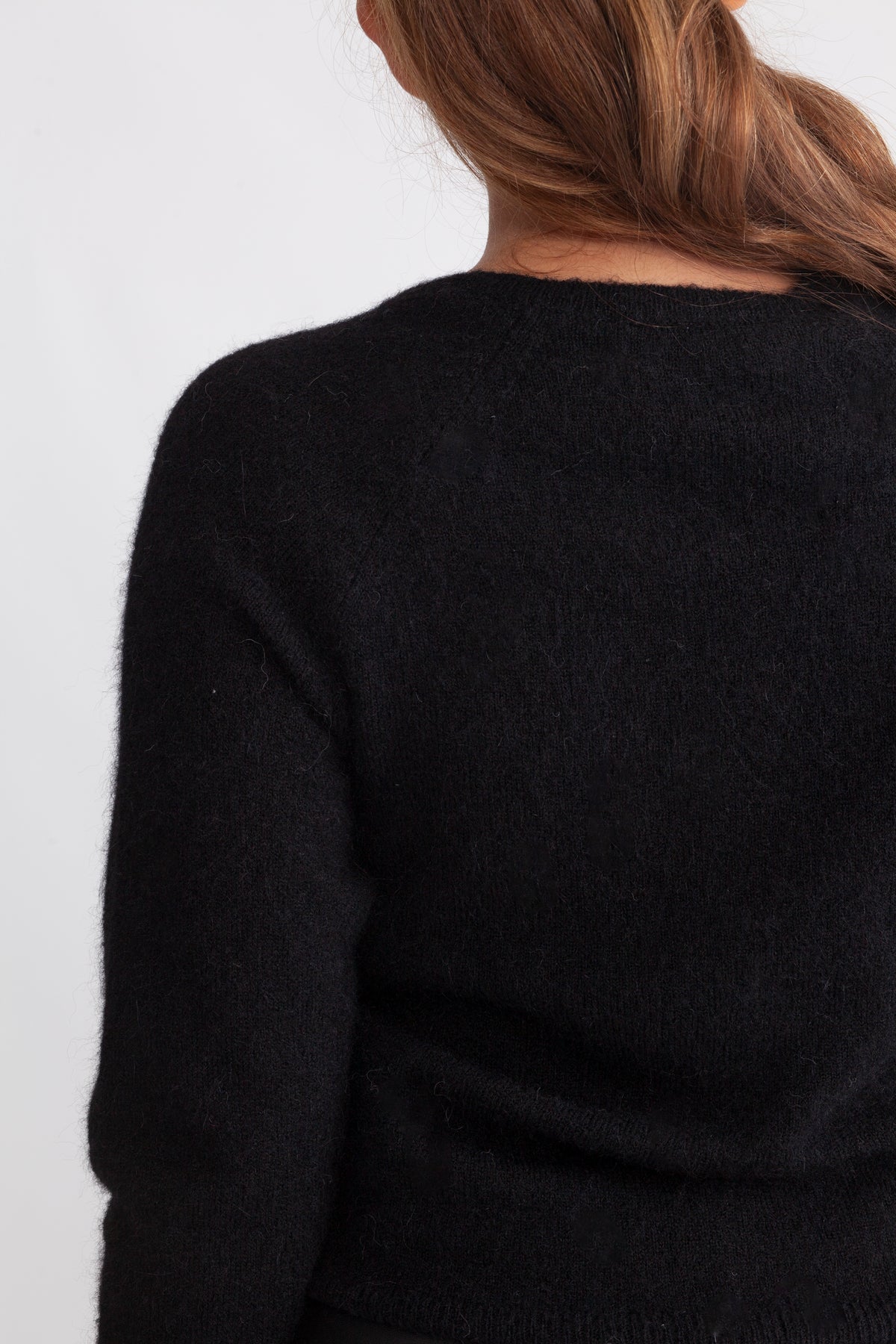 Lulu New Ls Knit V-Neck - Black