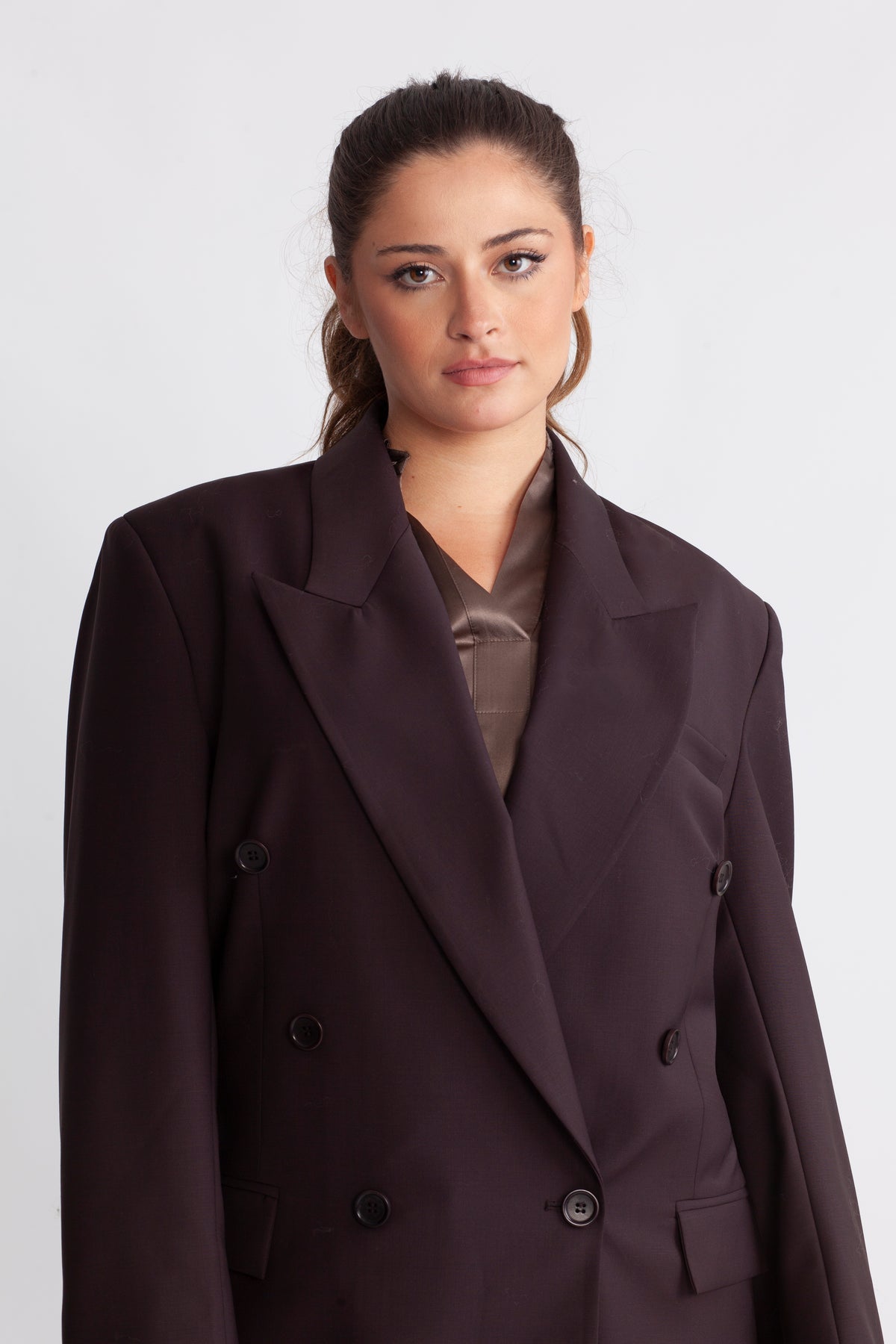 Girona Blazer - Aubergine