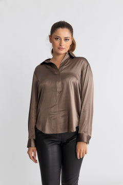 Leia Blouse - Nutmeg