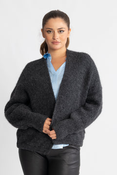 East Cardigan - Anthracite Chine