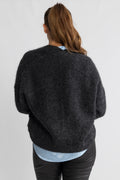 East Cardigan - Anthracite Chine
