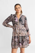 Samara Dress Short Linen - Black