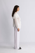 Frill Blus - Offwhite