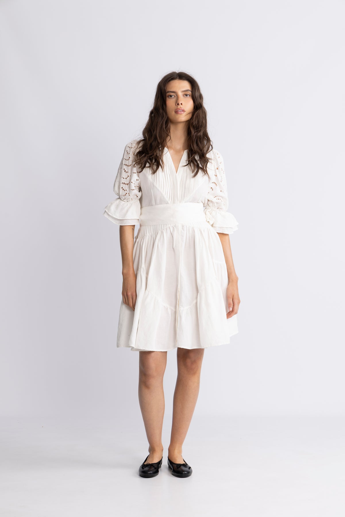 Coco Short Dress - Offwhite