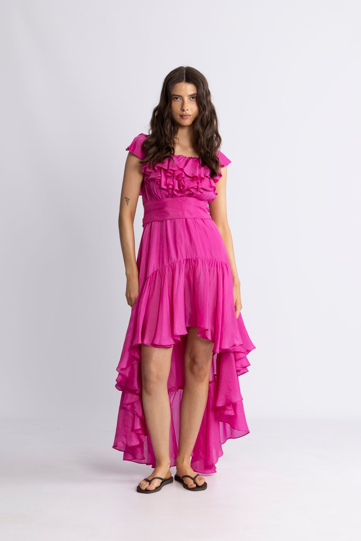 Wow Senorita Klänning - Hot Pink