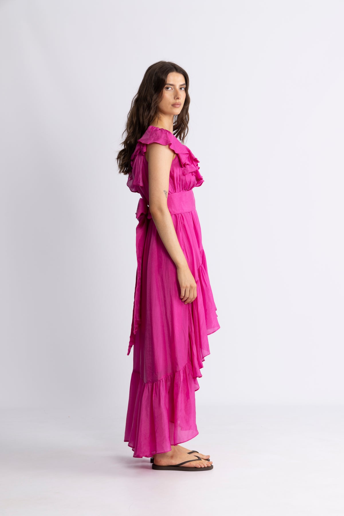 Wow Senorita Klänning - Hot Pink