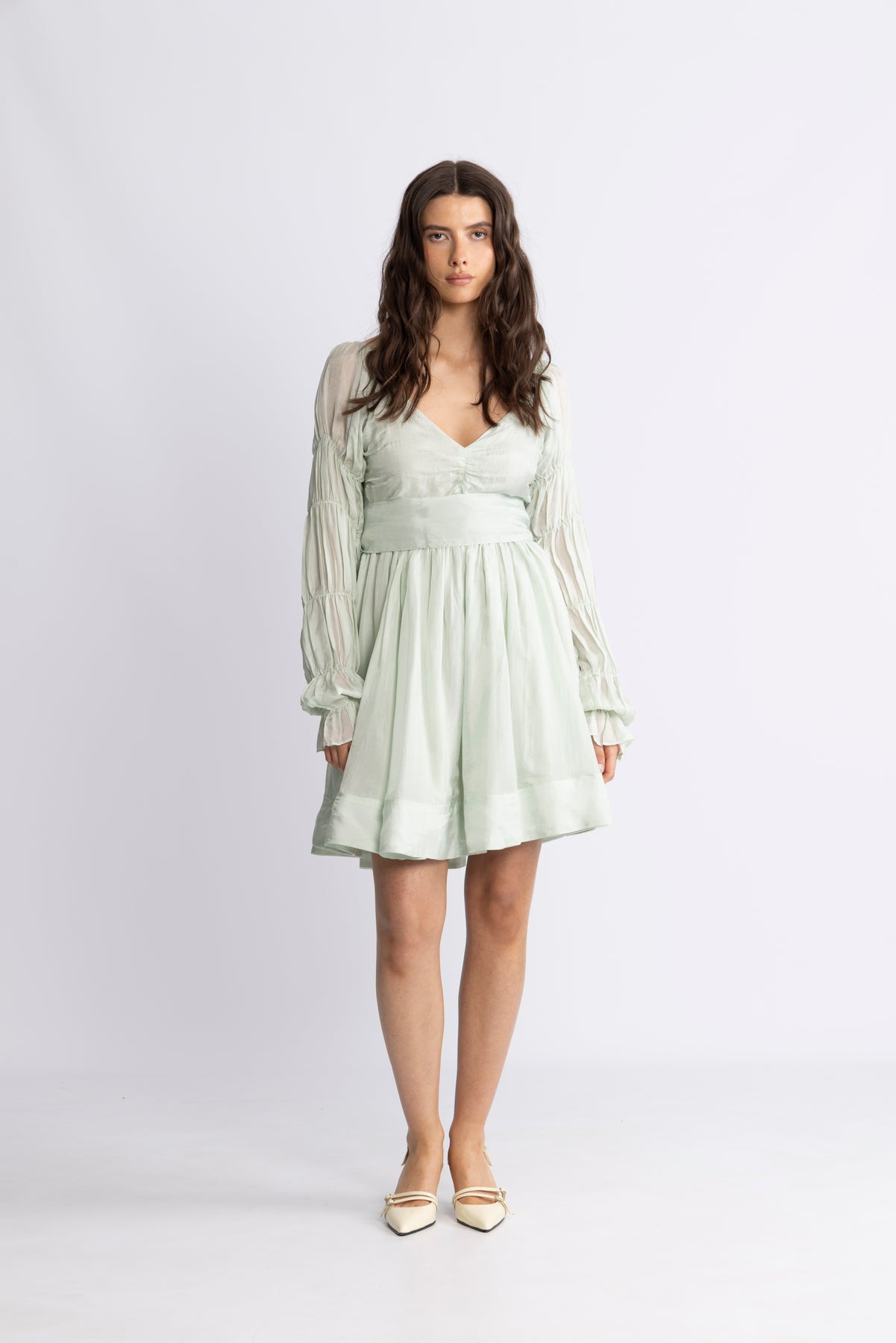 Wow Short Dress - Soft Pistachio