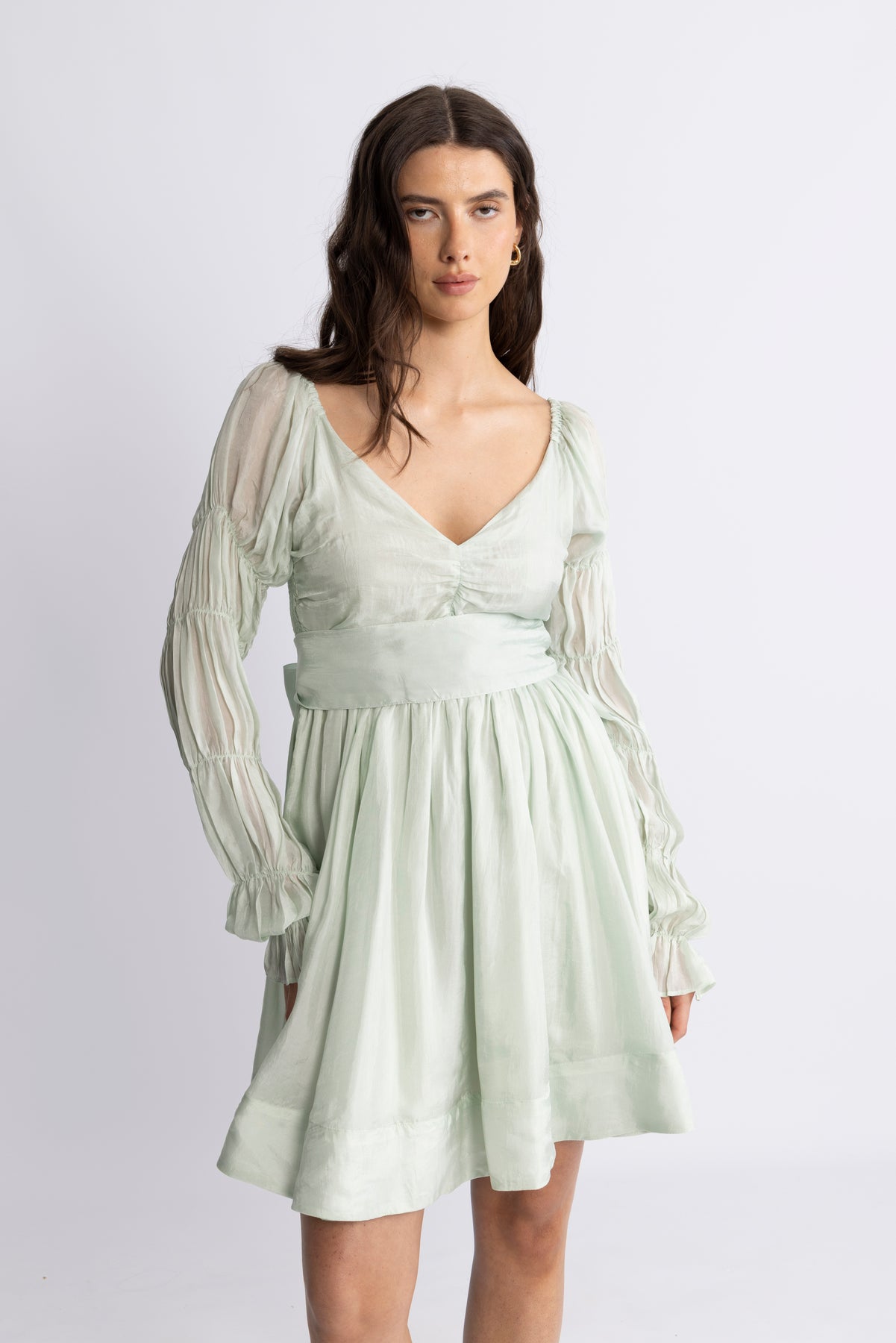 Wow Short Dress - Soft Pistachio