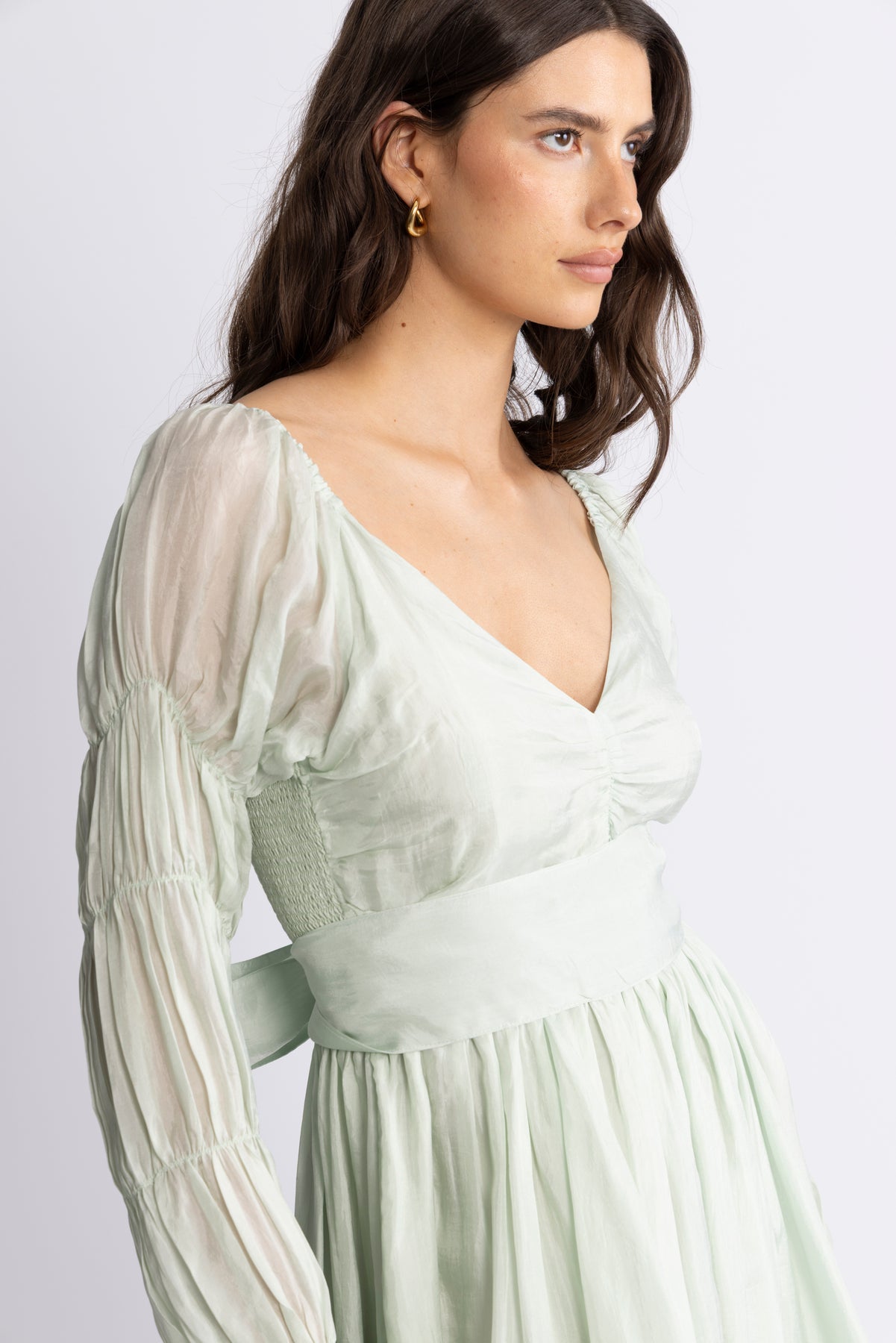 Wow Short Dress - Soft Pistachio