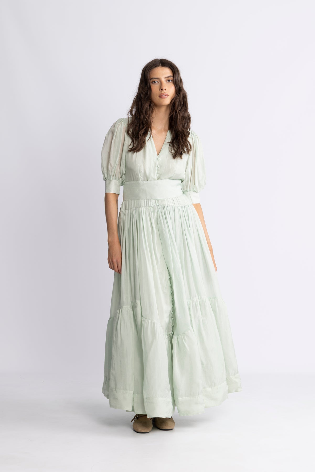 Wow Long Dress - Soft Pistachio