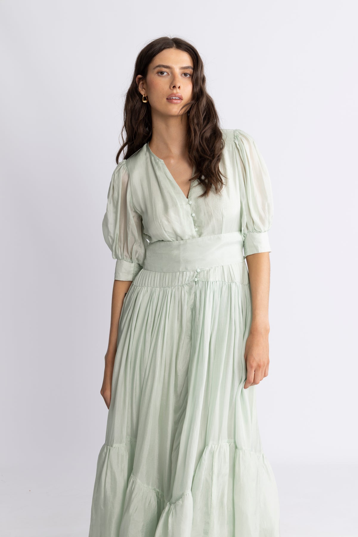 Wow Long Dress - Soft Pistachio