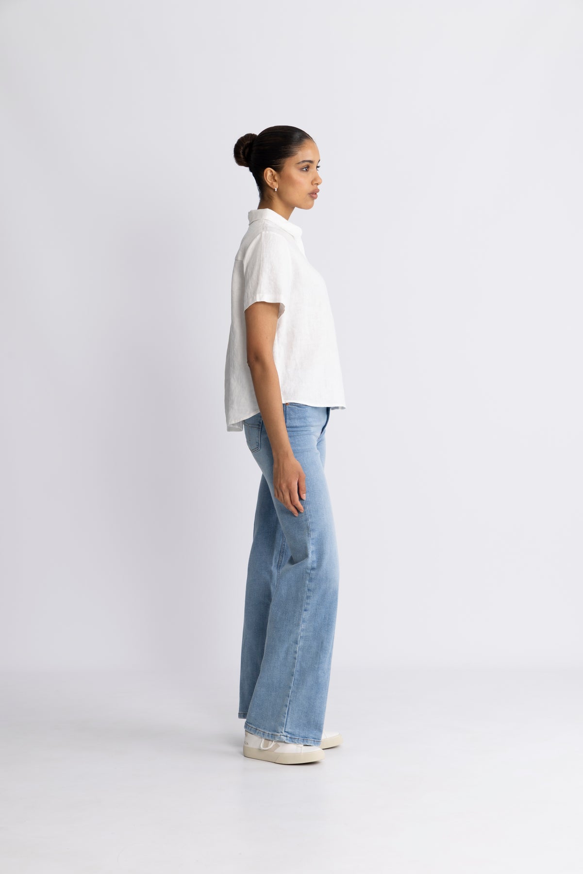 Mina SS Shirt - Egret