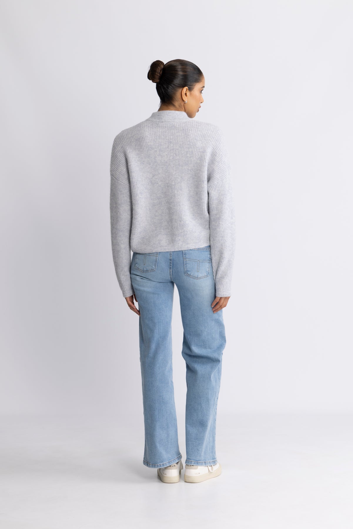 AlphaGZ Short Cardigan - Grey Dawn Melange
