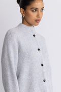 AlphaGZ Short Cardigan - Grey Dawn Melange