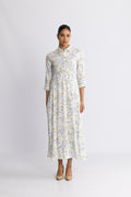 Y.A.S Yassavanna Long Shirt Dress - Star White
