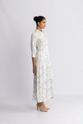 Y.A.S Yassavanna Long Shirt Dress - Star White