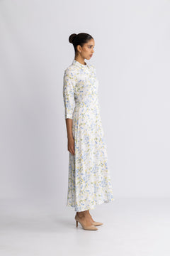 Yassavanna Long Shirt Dress S. - Star White