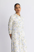 Y.A.S Yassavanna Long Shirt Dress - Star White