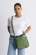 Suede Fraya Small Bag - Banana Palm Green