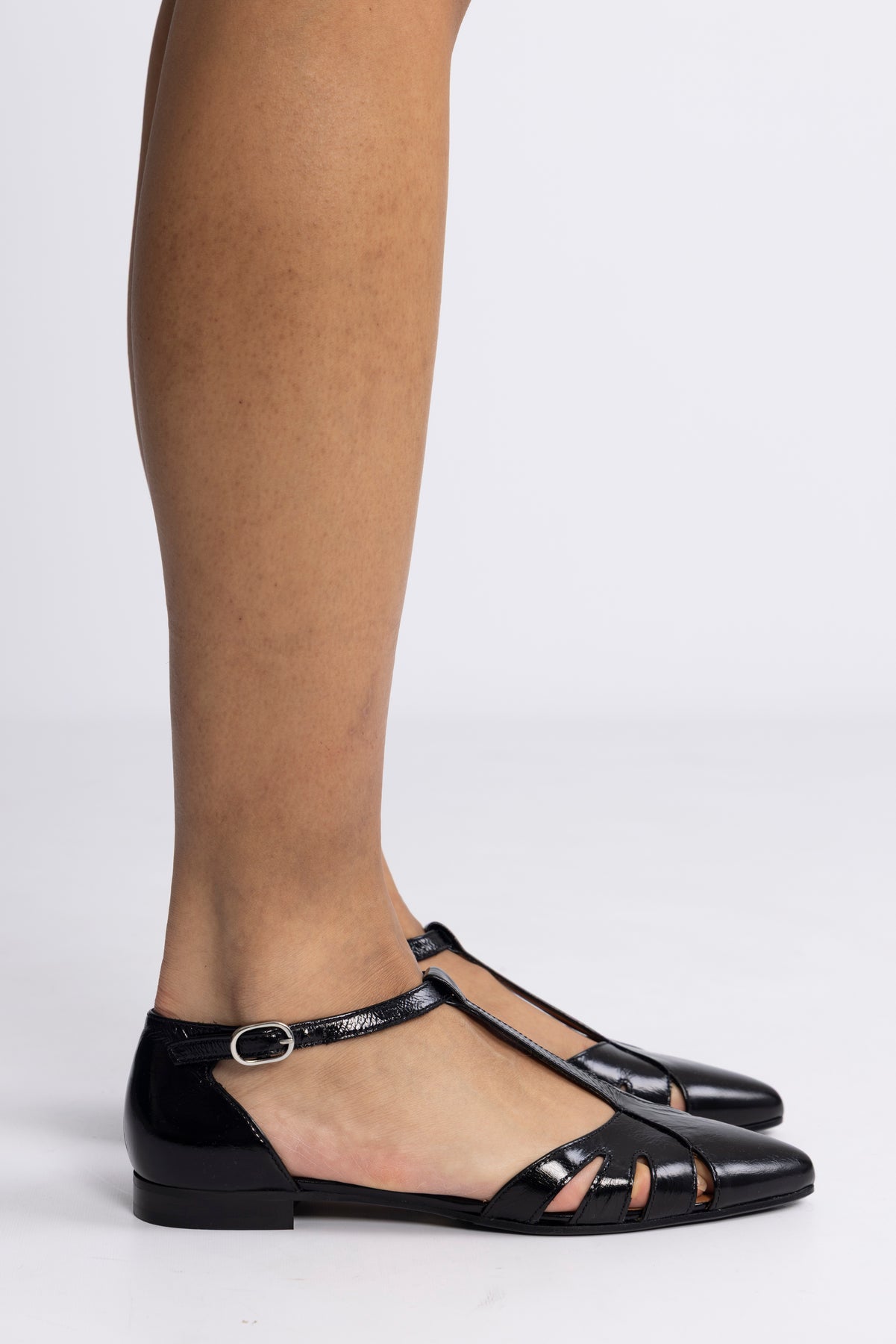 A8405 Sandal - Svart Naplack