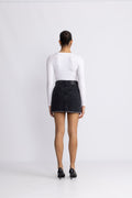 Parton Kjol - Washed Black