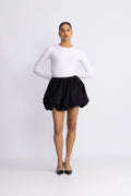 Mini Balloon Skirt - Svart