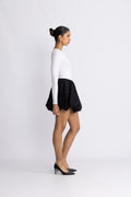 Mini Balloon Skirt - Svart