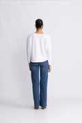 Sonoma Longsleeve V Neck - Vit